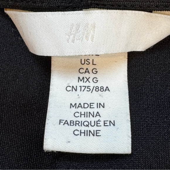 H&M Black Wide Leg Pants - Picture 4 of 4